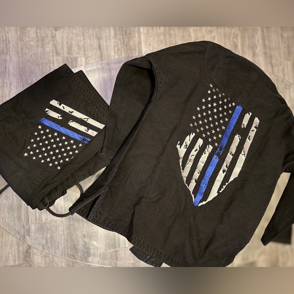 Thin Blue Jiujutsu Gi - Honor & Courage #BJJ